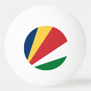 Seychelles Flag Ping Pong Ball