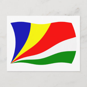 Seychelles Flag Postcard