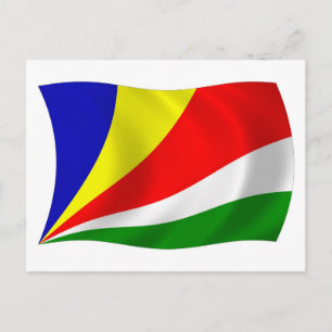 Seychelles Flag Postcard