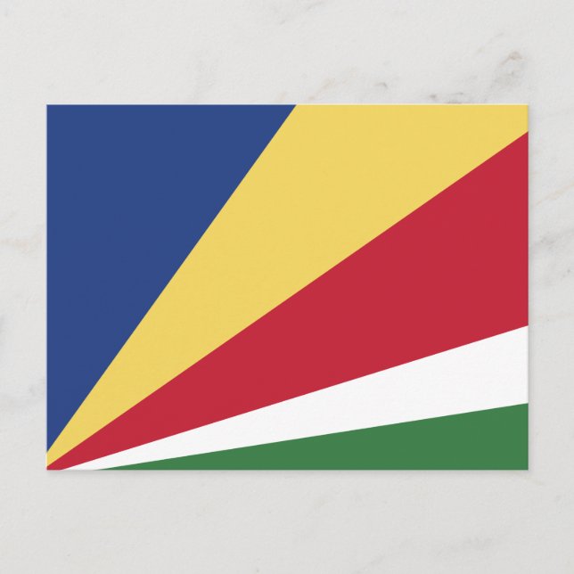 Seychelles Flag Postcard (Front)