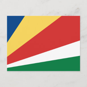 Seychelles Flag Postcard