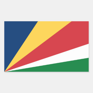 Seychelles Flag Rectangular Sticker
