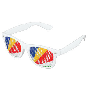 Seychelles Flag Retro Sunglasses