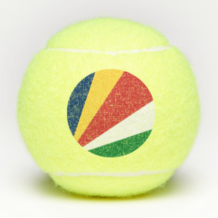 Seychelles Flag Tennis Balls