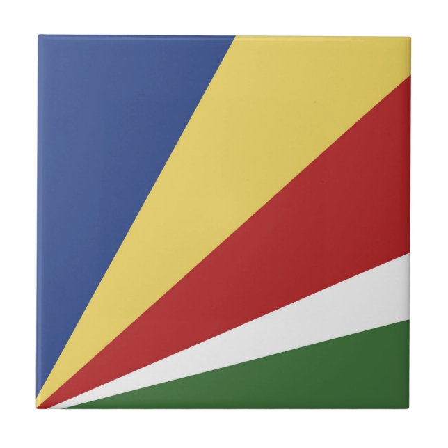 Seychelles flag tile (Front)