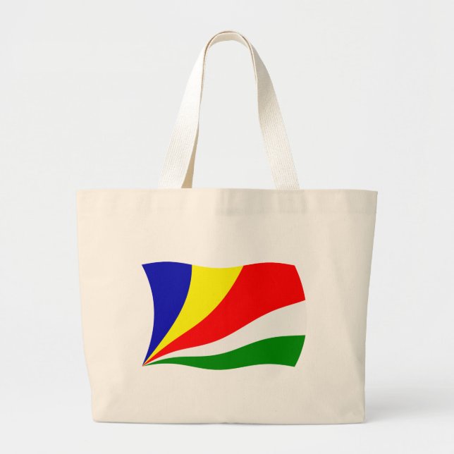 Seychelles Flag Tote Bag (Front)