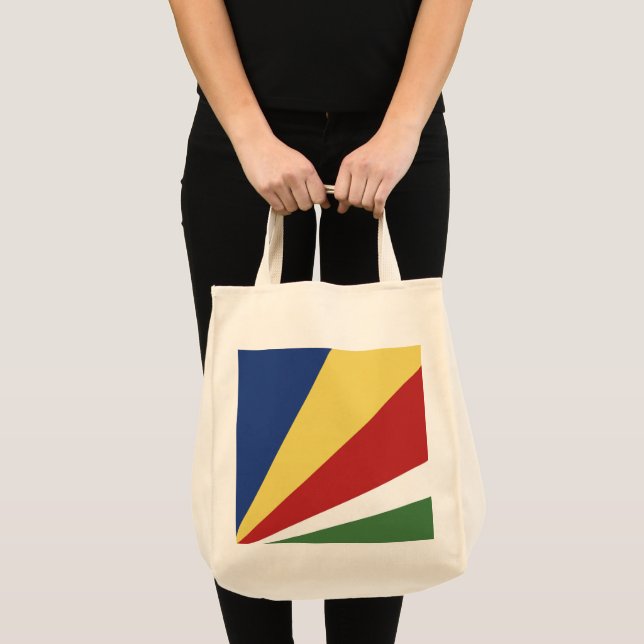 Seychelles flag tote bag (Front (Product))