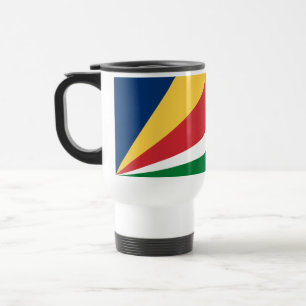 Seychelles Flag Travel Mug