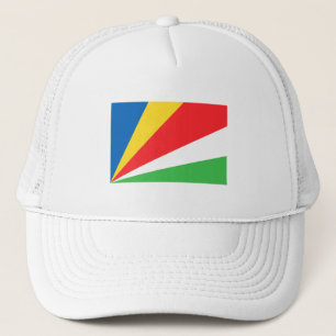 Seychelles Flag Trucker Hat