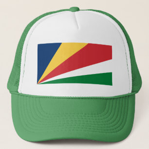 Seychelles Flag Trucker Hat