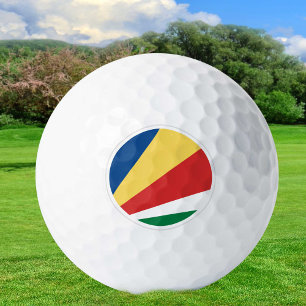 Seychelles Golf Balls, Flag Golfers / Patriots Balls