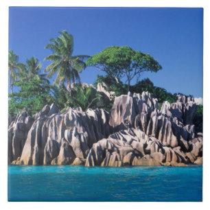 Seychelles. Ilot St. Pierre (near Praslin Tile