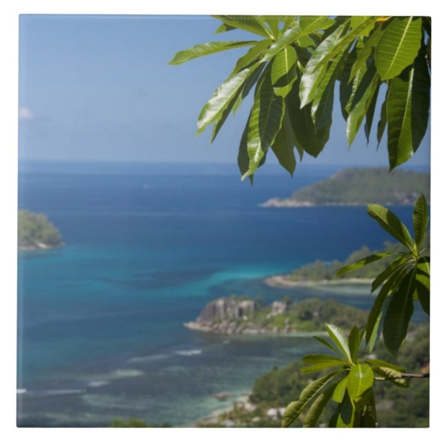 Seychelles, Island of Mahe. Western coast of Tile (Front)