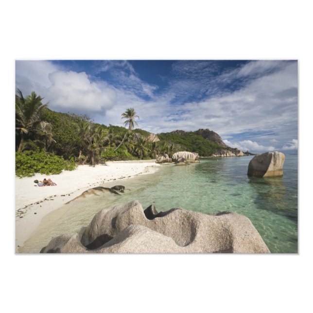 Seychelles, La Digue Island, L'Union Estate Photo Print (Front)