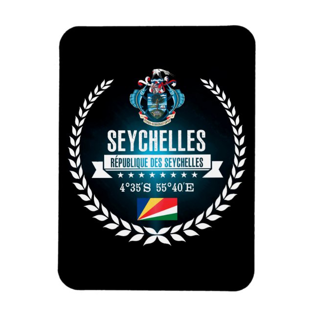Seychelles Magnet (Vertical)