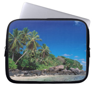 Seychelles, Mahe Island, Anse Royale Beach. 2 Laptop Sleeve