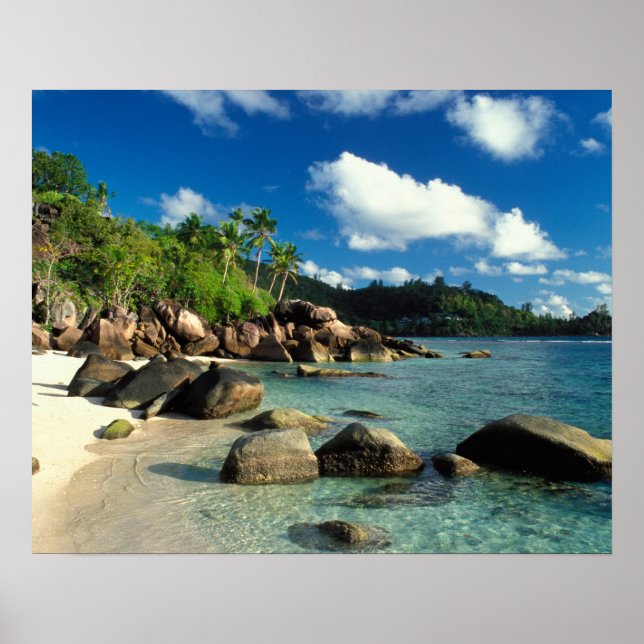 Seychelles, Mahe Island, Anse Royale Beach. 3 Poster (Front)