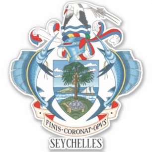 Seychelles National Coat Of Arms Patriotic