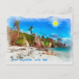 Seychelles Postcard