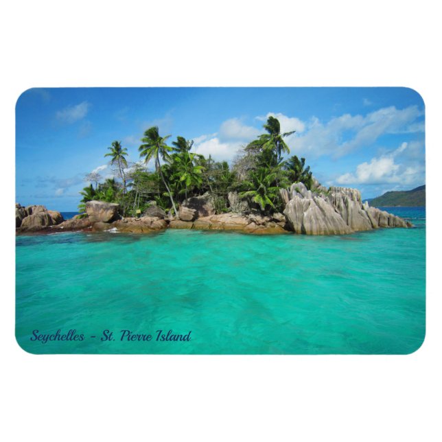 Seychelles, Praslin - Tropic Island - Photo Magnet (Horizontal)