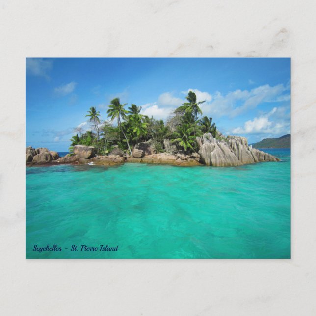 Seychelles, Praslin - Tropic island - Photo Postcard (Front)