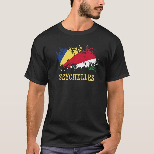 Seychellian enthusiasts for Sesel and Seychelles   T-Shirt (Front)