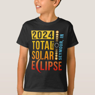 Seymour Indiana Total Solar Eclipse 2024  T-Shirt