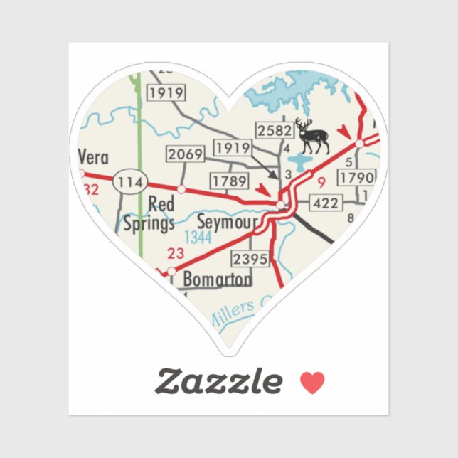 Seymour Texas Map (Sheet)