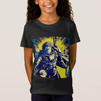 SF - Anime Hero Woodcut 1