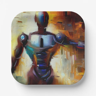 SF - Artificial Intelligence Hero 1 Paper Plate