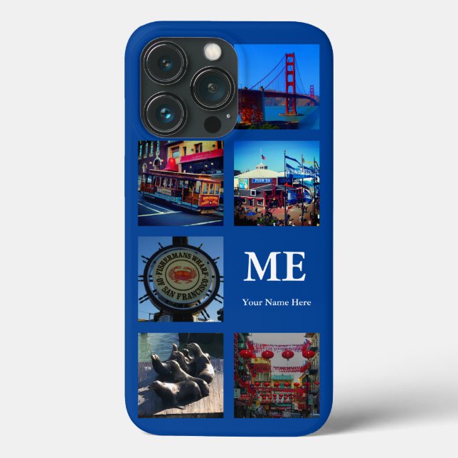 SF Attractions Collage #1 iPhone 13 Pro Case (Back)