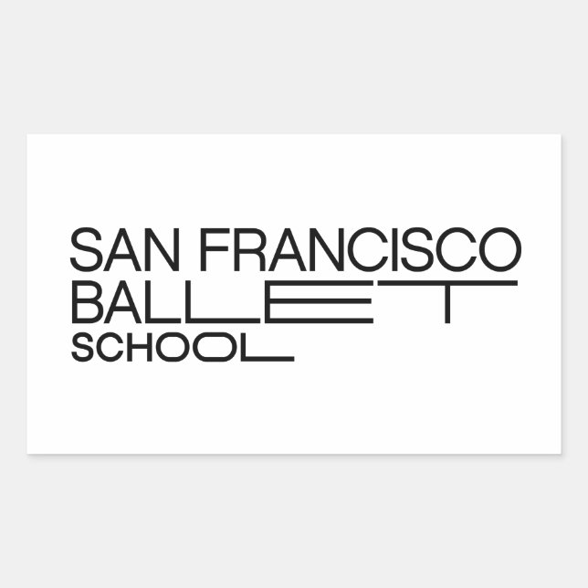SF Ballet School Sticker (Front)