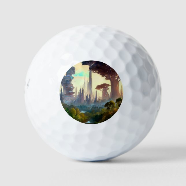 SF City Forest Planet (1) Golf Balls (Front)