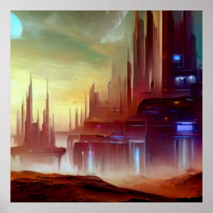 SF City On a Strange Planet 1 Poster