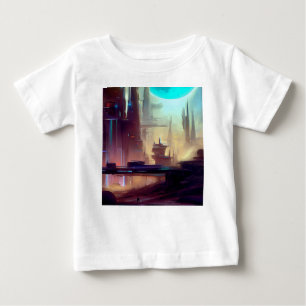 SF City On a Strange Planet 3 Baby T-Shirt