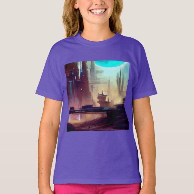 SF City On a Strange Planet 3 T-Shirt (Front)