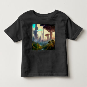 SF - City On Forest Planet 1 Toddler T-Shirt