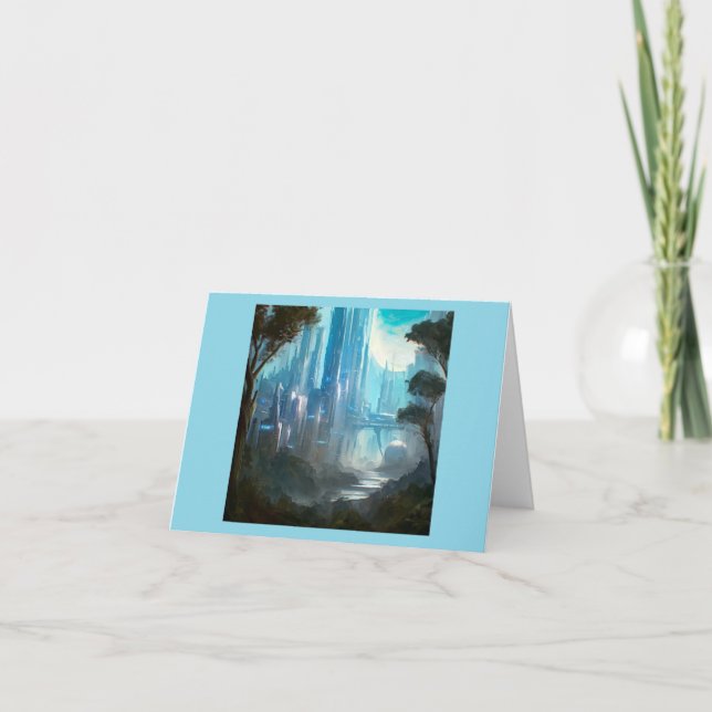 SF - City On Forest Planet 2 Card (Front)