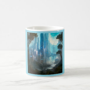 SF - City On Forest Planet 2 Coffee Mug