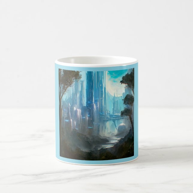 SF - City On Forest Planet 2 Coffee Mug (Center)