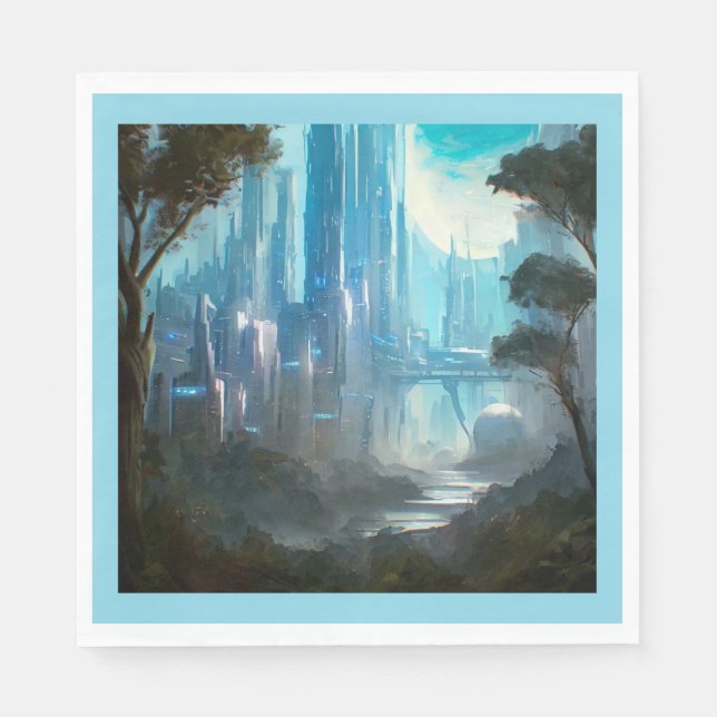 SF - City On Forest Planet 2 Napkin (Front)