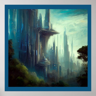 SF - City On Forest Planet 3 Poster