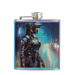 SF - Cyberpunk Hero 2 Hip Flask