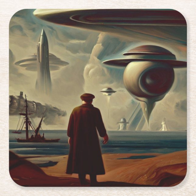 SF Danish Masters 1 Square Paper Coaster (Front)