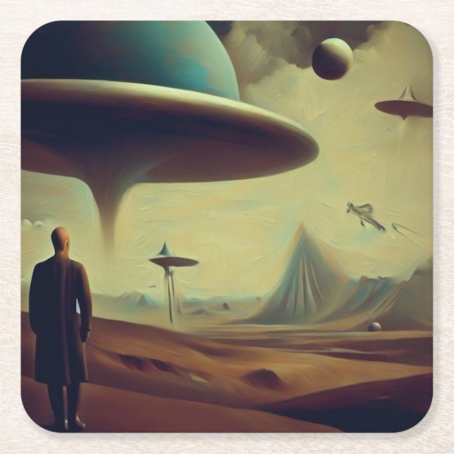 SF Danish Masters 3 Square Paper Coaster (Front)