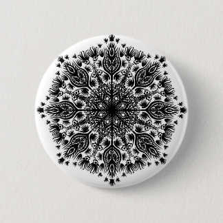 SF-Feather 6 Cm Round Badge