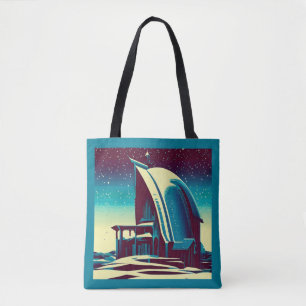 SF Futuristic Church 1 Tote Bag