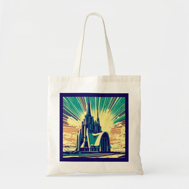 SF Futuristic Church 3 Tote Bag (Front)