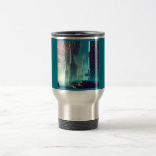 SF Futuristic City 1 Travel Mug