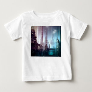 SF Futuristic City 2 Baby T-Shirt